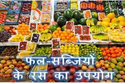 Treatment of diseases from fruit and vegetable juices