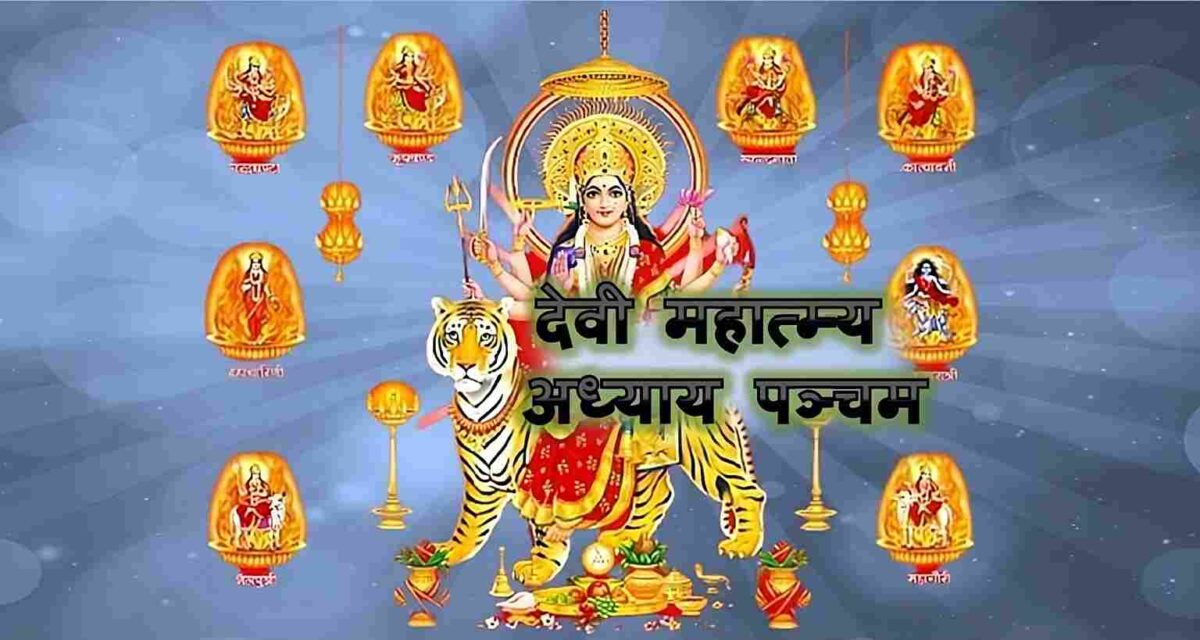 Goddess durga; Devi durga image; durga saptashati image; Devi Mahatmyam Chapter 5;